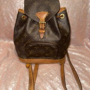 Louis Vuitton Dark Brown Monogram Backpack
